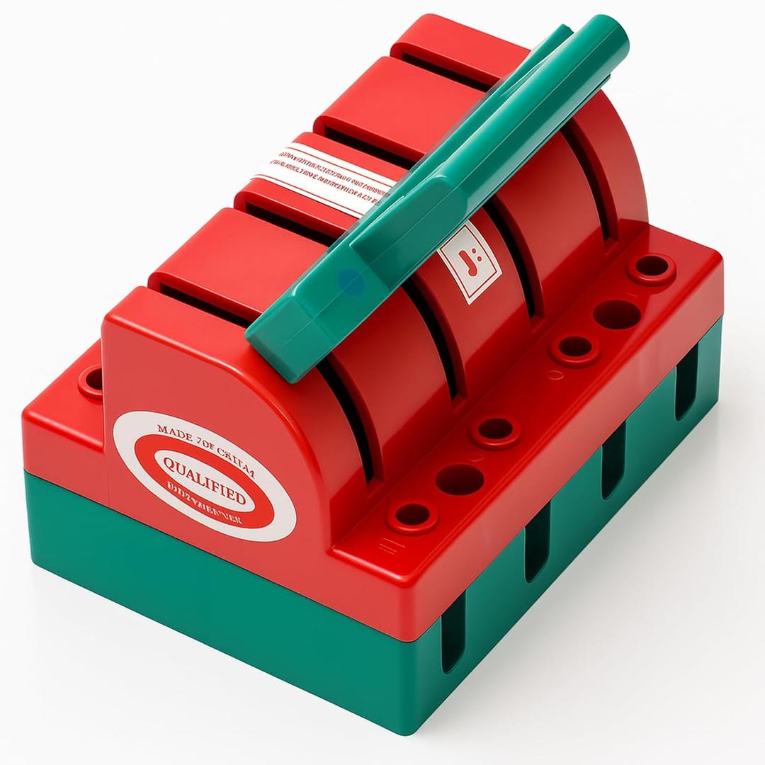 Relaxweex Disconnect Knife Switch Double Power Disconnect Switch(100 A 380 V 4 Pole,Orange)