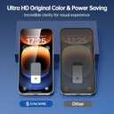 SYNCWIRE Privacy Screen Protector for iPhone 15 Pro 6.1''[2-Pack], Unbreakable True 28 Anti Spy Tempered Glass Saver Black [Easy Installation Frame] [9H Hardness] [Bubble Free] [Sensitive Touch]