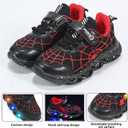 Cartoon LED Illuminated Sneakers for Outdoor Sports and Running with Breathable Design and Party Fun
