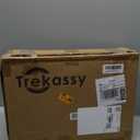 Trekassy 700lb 40 Inch Saucer Tree Swing for Kids Adults Outdoor 900D Oxford Waterproof with 2pcs Tree Hanging Straps, Steel Frame and Adjustable Ropes Blue