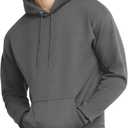 Hanes EcoSmart Hoodie, Midweight Fleece, Pullover Hooded Sweatshirt for Men (M)
