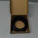 BLCCLOY 6 Meter 1010 2020 Aluminum Extrusion T Slot Cover Seal Dust Strip Bracket Insert Channel Filler for 6mm 80 20 10 Series 2040 1" V Slot Extruded Aluminum Rail Profile Accessories Hardware Black