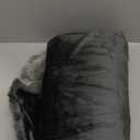 Faux Fur Throw Blanket, 1000GSM Fluffy Soft Bubble Blanket for Couch Bed, Cozy Plush Warm and Thick Blanket, Fuzzy Rabbit Throw for Living Room Bedroom 50''*60'' Tie-dye Grey