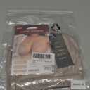 Werkiss Wireless Bralettes for Women No Underwire Bras Sexy V Neck Everyday Bra with Adjustable Straps (Bronze, XS)