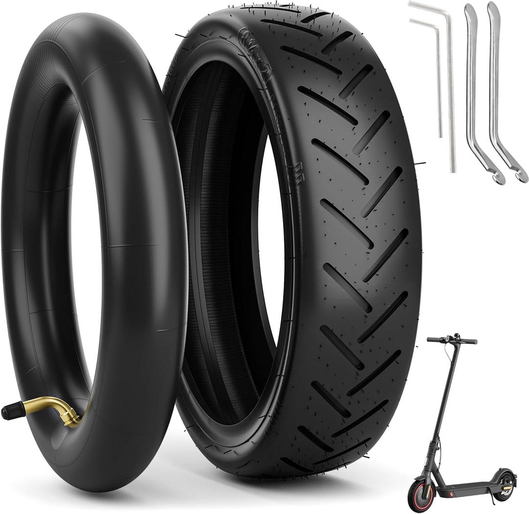 8.5'' Tire&Tube,8 1/22 Electric Scooter Tire Replacement Wheels for Gotrax Gxl V2/Xiaomi M365,8.5x2 Spare Wheel Tires for Front/Rear Replacement Tires Butyl Rubber Curved Valve(Inner+Outer)