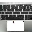 Laptop Replacement Keyboard Compatible for HP Elitebook 640 G10 645 G10 US Layout with Palmrest Upper Cover Backlit N45429-001 JER4BX8TTATP40