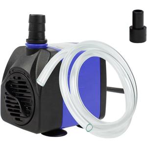 AQUANEAT Small Fountain Pump, 265 GPH Submersible Water Pump with 3.3 ft Tubing, for Aquarium Fish Tank, Pet Water Fountain, Hydroponics, Pond Waterfall Filter Pump