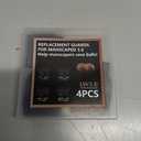 4 Pack Guards for Manscaped Lawn Mower 3.0 - Adjustable Lawnmower 3.0 Trimmer Guards with Organizer, Waterproof Guide Comb Replacement for Manscaped 3.0 Attachments, Cutting Lengths from 1/8" to 1/2"