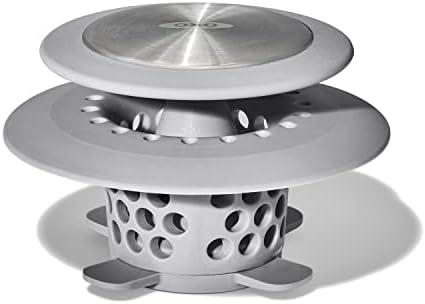 OXO Good Grips Stainless Steel Hair Catch Drain Protector 2 Count