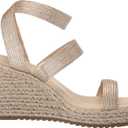 Anne Klein Women's Willa Espadrille Wedge Sandal (Beige)