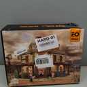 Western Saloon Building Set with LED Light, Wild West Building Block Toy 1727 PCS, Old West Construction Model with Horse Stable Cowboy Hat, House Building Kit Gift for Adults Teens 12+