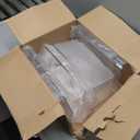 4Pack Large Stackable Kitchen Storage Drawers, Clear Foods Organizer Bins with Handles, Easily Assemble for Bathroom, Kitchen, Pantry, Cabinet, Closet(XL-UP Handle)