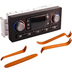A/C Heater Climate Control Module Fit for 2003-2004 Cadillac Escalade Chevy Avalanche Silverado Suburban Tahoe GMC Sierra Yukon XL 1500 2500, HVAC Control Switch Panel Replace 599-009 19370209