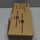 Battery Operated Wall Sconces Set of 2,  12000mAh Rotatable Picture Lights with Remote Control, Dimmable 3000-6500K LED Rechargeable Wall Lights for Living Room Bedroom Mirror, 28.3In (Black)