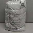 H.VERSAILTEX 100% Blackout Curtains for Bedroom Thermal Insulated Linen Textured Curtains Heat and Full Light Blocking Drapes Living Room Curtains 2 Panel Sets, Glacier Gray, 52x96 Inch