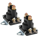 12V Starter Solenoid Tilt Trim Relay Replace 89846070 8994318 8996158 8996158T 89818864T for Mercury & Mariner Outboards for MerCruiser 2.0 3.0 4.3 5.0 35Hp-275 HP 2PCS