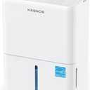 Kesnos 2,500 Sq. Ft. Energy Star 2025 Dehumidifier for Home & Basement, Ideal for Bedroom with Ultra Quiet 36 dB, 0.39-Gallon Water Tank with Drain Hose, 4 Pre-Set Modes, Auto Defrost, Timer