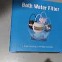 Bath Filter for Tub Faucet,Kinder Bathtub Water Filter for Kids & Babies,3000 Gallons Filtration,Hard Water Softener,Removes Chlorine & Fluoride for Healthy Skin, Hair & Nails,Chrome