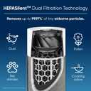 BLUEAIR Air Purifier for Home HEPA Air Purifiers for Pets, Allergies, Dust, Nursery, Office HEPASilent Techonolgy Air Cleaner for Small Rooms 432 sq ft coverage - Blue Pure 511