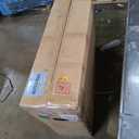 40 inch Wide Electric Fireplace, Wall Fireplace Electric with Remote Control, Realistic Log and Crackling Sound, Overheating Protection and Timer,750/1500W Black