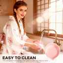 Pink Traditional Matcha Whisk Set, 5 Pcs Japanese Matcha Kit with Chawan Ceramic Bowl with Spout, Chasen Bamboo Whisk and Holder, Scoop, Sifter - Matcha Set Kit Gift for Ceremony Matcha Lattes Lover