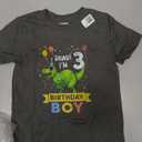 Kids 3 Year Old Boy 3rd Birthday Boy T Rex Dinosaur T-Shirt, Size 3T