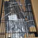 P4 Rolling Clothes Rack Heavy Duty, Clothing Racks for Hanging Clothes, Freestanding Garment Racks with Wheels, Metal Portable Closet Rack 35.5''W  20.5''D  80.5''H, Max Load 560Lbs, Black