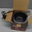 MultiOutools Mini Electric Fondue Pot Set with Dipping Forks, Chocolate Melts Candy Melts Fondue Pot, Melting Chocolate Small Pot for Chocolate, White