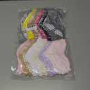 Baby Girls Toddler Ruffle Grip Socks Kids Non Slip Cute Frilly Cotton Crew Socks Uniform School Dress Sock 12 Pairs