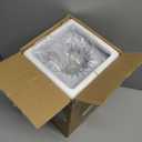 Kemeco ST4224Q-W Solar Post Light Outdoor Led Squared Frame Fixture with 3" Pier Mount Base for Garden Street Pole Landscape Yard Driveway Entryways (White)