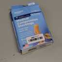 Amazon Basic Care Medical Compression Stockings for Circulation, Varicose Veins, Swelling, Edema, 20-30 mmHg, Women & Men Thigh Length Hose, Open Toe, Breathable, Beige, Large (Previously NuVein)