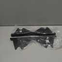 Stainless Steel Stove Gap Covers,Stove Gap Filler, Range Trim Kit, Stove Gap Guards, Heat Resistant and Easy to Clean, Easy retractable Length 13.8" to 27.5", Width 0.79",Black(2PCS)