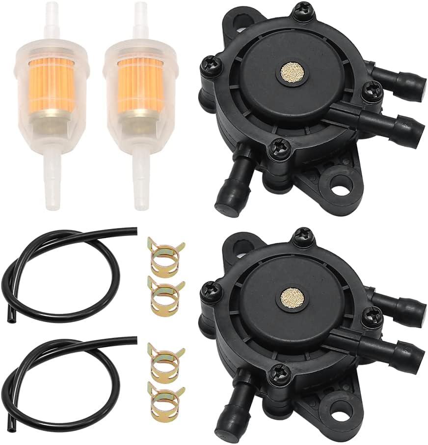 Anxingo 2 Pcs 808656 808492 Fuel Pump Replacement for Kohler CH17-CH25, CV17-CV25, 17HP-25 HP Small Engine Lawn Mower Tractor Replaces 807429 491922 691034 692313 751-3103