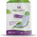 Organyc  100% Organic Cotton Light Incontinence Pads for Bladder Leaks, FSA/HSA Eligible, Moderate Flow, 80 Count (4 Pack)