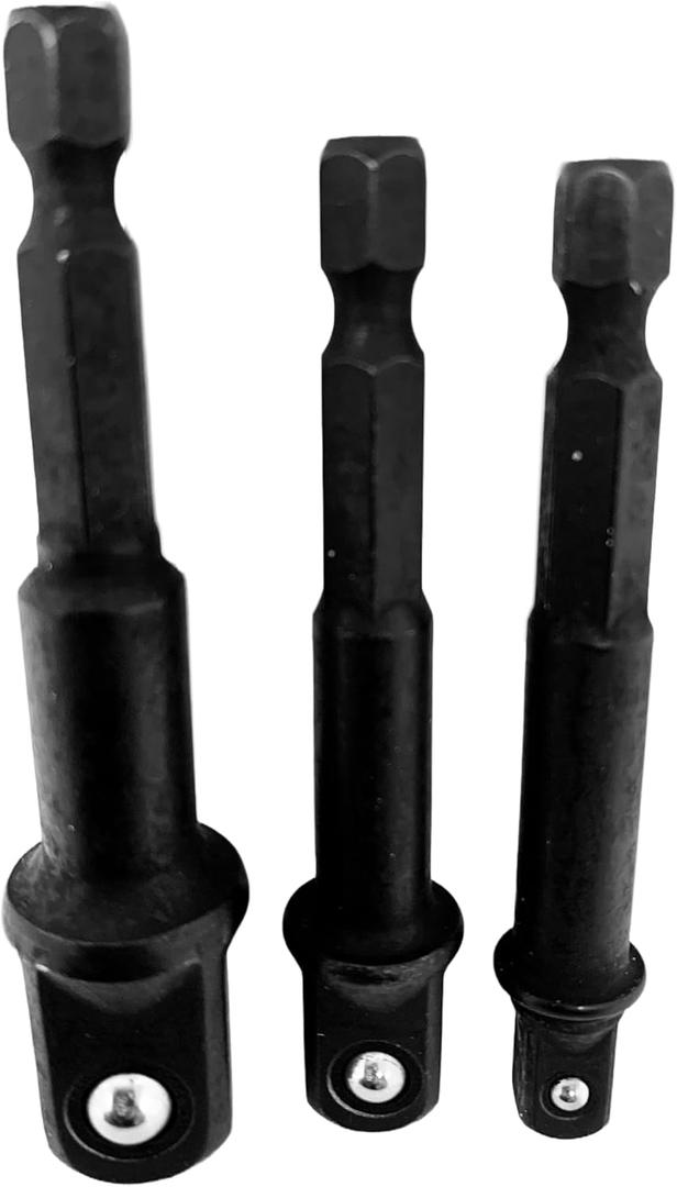 DeWalt Impact Driver Ready 3-Piece Socket Adapter Set DW2541IR, DW2542IR, DW2547IR