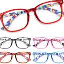 CCVOO Blue Light Blocking, Unisex, Filter UV Ray/Glare Reading Glasses (B2 Mix)