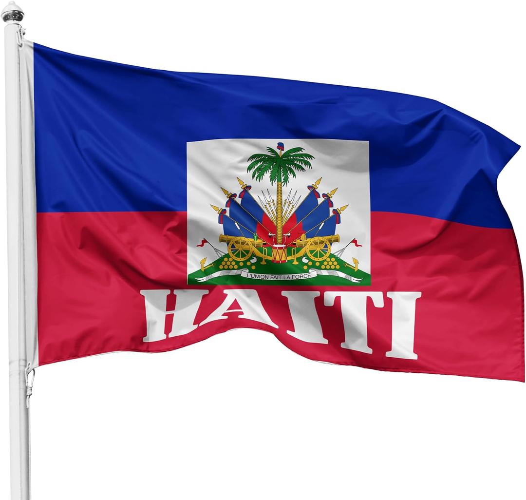 Haiti Flag 3x5 Ft Nylon Flag Decorations, Patriotic Holiday Celebrations