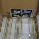 Acrylic Sign Holder 8.5 x 11 Inch - 3 Pack Gold Picture Frame Vertical Double-Sided Display Stands,Flyer Holder & Plastic Paper Holder - Vendor Booth Display Items for Wedding Business Store Party