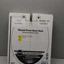 KOHLER 20111-96 Brevia, Slow Close Toilet Seat, Round Toilet Seat, Grip-Tight Bumpers Quick-Attach Hardware, Biscuit