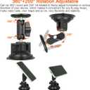Aluminum 17mm Ball Double Socket Arm for Motorcycle Bike Car Phone Holder Compatible with RAM Mounts Garmin GPS Mount 17mm Ball Mount Adapter