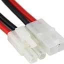 YLP 5pairs Tamiya Plug Male Female Connector Adapter Cable 14awg 10cm for RC Car Lipo Battery Charge