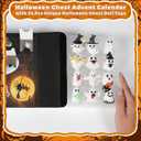 2 x Halloween Ghost Advent Calendar 2025,24 Day Halloween Countdown Calendar with 24Pcs Collectible Ghost for Kids Boys Girls Teens,Boo Basket Stuffers,Ghost Ornaments Decorations Gifts