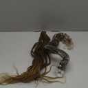24inch 10PCS Clip-in Dreadlock Extensions Full Sets,40 Strands Black/Brown Synthetic Clip-in Dreads Extensions for Women,100% Handmade Soft Thin 0.6cm Width Dreadlocks.