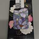 for iPhone 13 Case - Wireless Charging Compatible - Dual-Layer Hard Shell + Silicone Cover - Shockproof Protective Phone Case with Stylish Designs for Women - Abstract Lotus