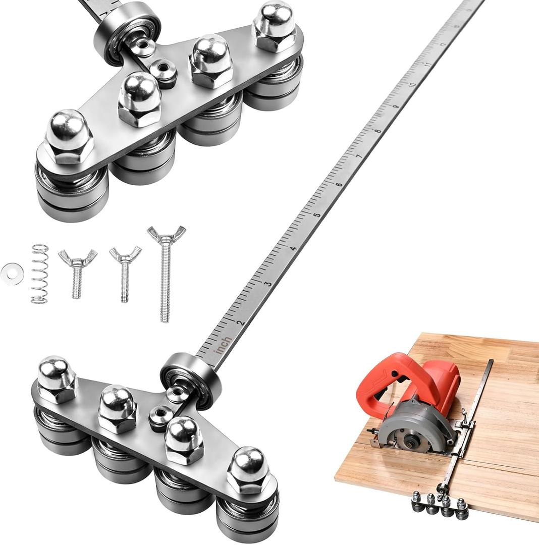 24" Positioning Calipers for Circular Saw, Adjustable Saw Guide