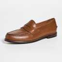 Polo Ralph Lauren Men's Alston Leather Penny Loafers, Tan, 11.5 Medium US