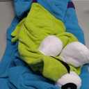 LABULA Slim Fit Unisex Adult Onesie Animal Pajamas Halloween Cosplay Sleepwear Blue-green L