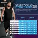 QORE LOGIQ Gynecomastia Compression Shirt Men - Premium Slimming Undershirt Compression Tank Top Mens Shapewear & Body Shaper (Medium, Black)