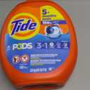 Tide PODS laundry detergent pacs, 3-in-1 Stain Remover, Odor Fighter, Color Protector, 102 Count, HE compatible, Original Scent