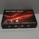 Cholas Red Light Therapy for Body, 3-in-1 Near Infrared Red Light Therapy for Shoulder Back Neck, 660nm and 850nm Wearable Red Light Pad with 3 Light Modes, 5 Brightness, 9 Timer for Office Home Use (Black)